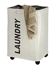 Wheeled Laundry Hamper Breathable Cover Review