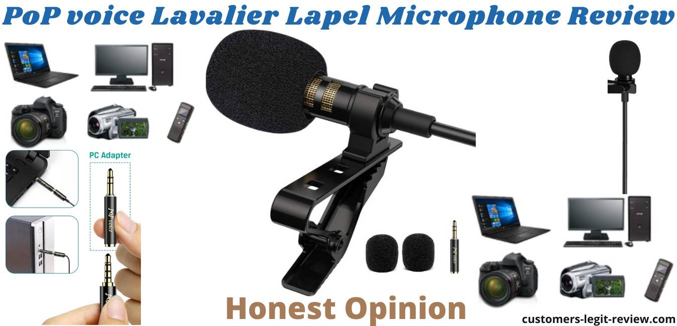 PoP voice Lavalier Lapel Microphone Review